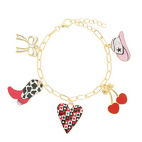 WESTERN THEME CHARM BRACELET