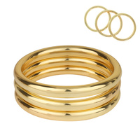 3PC MULTI LATER BANGLE BRACELET SET