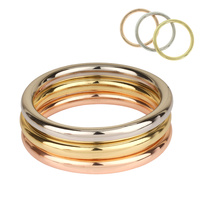 3PC MULTI LATER BANGLE BRACELET SET
