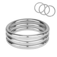 3PC MULTI LATER BANGLE BRACELET SET