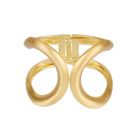 OPEN INLAY HINGED BANGLE BRACELET