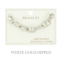 GOLD PLATED CHAIN LINK BRACELET