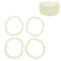 MARBLED BEAD STRETCH BRACELET SET