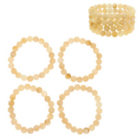 MARBLED BEAD STRETCH BRACELET SET