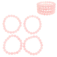 MARBLED BEAD STRETCH BRACELET SET