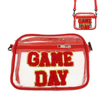 GAME DAY TRANSPARENT CROSSBODY BAG