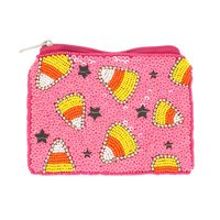 HALLOWEEN CANDY CORN COIN BAG