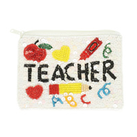 SHCOOL THEMED COIN BAG