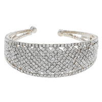 RHINESTONE PAVE CUFF BRACELET
