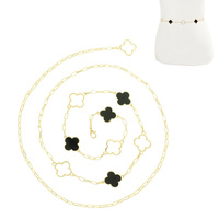 QUATREFOIL EPOXY LINK BELT