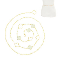 QUATREFOIL EPOXY LINK BELT