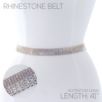 RHINESTONE PAVE BELT