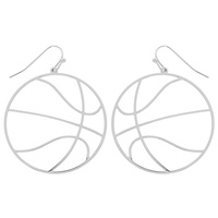 BASEBALL GLOVE METAL EARRING