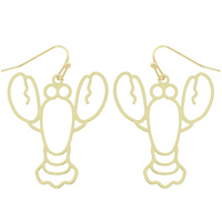 LOBSTER METAL EARRING