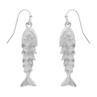ARTICULATED FISH DROP EARRINGS
