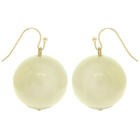 COLORFUL MARBLED BALL DROP EARRINGS