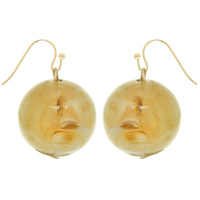 COLORFUL MARBLED BALL DROP EARRINGS