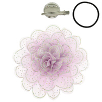 2 IN 1 FLORAL BLOOM HAIR CLIP BROOCH PIN