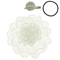2 IN 1 FLORAL BLOOM HAIR CLIP BROOCH PIN