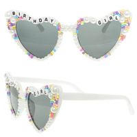 BIRTHDAY GIRL BEADED FASHION GLASSES