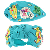 DAY OF DEAD SUGAR SKULL HEADBAND