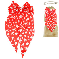 AMERICA THEME BARRETTE HAIR CLIP
