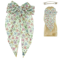 PLAYFUL BOW DESIGN BARRETTE HAIR CLIP