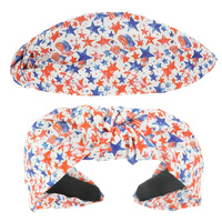 PATRIOTIC 4TH OF JULY TOP KNOTTED HEADBAND