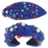 AMERICAN FLAG COLOR THEME HEADBAND