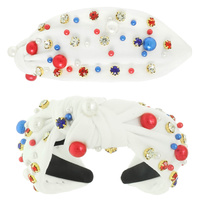 AMERICAN FLAG COLOR THEME HEADBAND