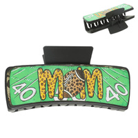 GAMEDAY SPORTS MOM THEME HAIR CLAW CLIP