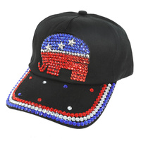 U.S FLAG ELEPHANT BASEBALL CAP