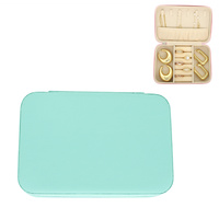 BLUSH COLOR PU LEATHER JEWELRY BOX