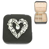 HEART JEWELED JEWELRY BOX