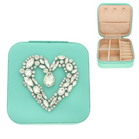 HEART JEWELED JEWELRY BOX