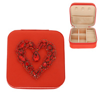 HEART JEWELED JEWELRY BOX
