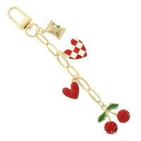SPRING LOVE THEME BAG CHARM CHAIN