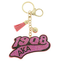 1908 AKA TASSEL KEYCHAIN