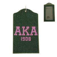 SORORITY RHINESTONE ID HOLDER
