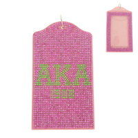 SORORITY RHINESTONE ID HOLDER