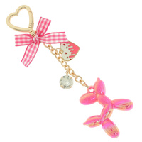 BALLOON DOG BAG CHARM KEYCHAIN