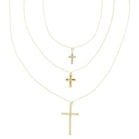 FAITH THEME MULTI-STRAND NECKLACE