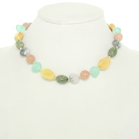 PASTEL STONE BEAD NECKLACE