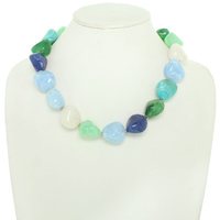 MARBLE PEBBLE BEAD NECKLACE