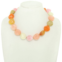 MARBLE PEBBLE BEAD NECKLACE