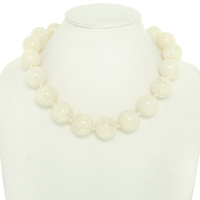 LARGE MARBLE BEAD NECKLACE