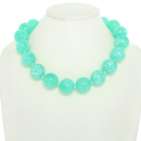 LARGE MARBLE BEAD NECKLACE