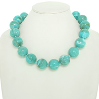 LARGE MARBLE BEAD NECKLACE