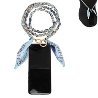 PRINTED SCARF CELLPHONE CROSSBODY ATTACHMENT