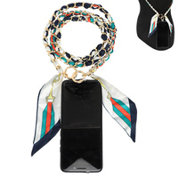 PRINTED SCARF CELLPHONE CROSSBODY ATTACHMENT